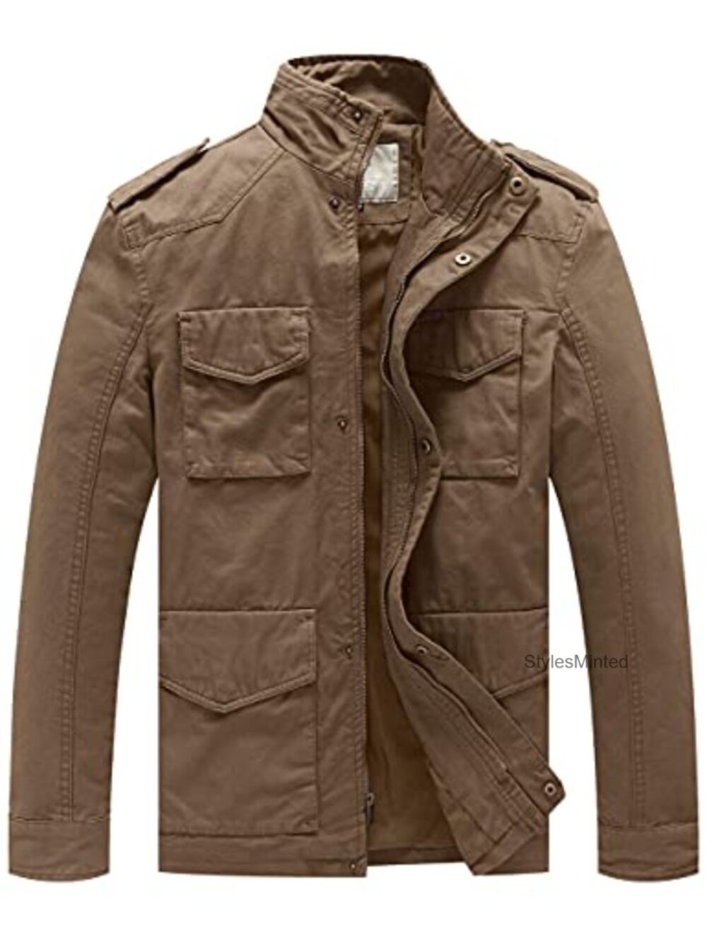 Lightweight Twill Cotton Military Windbreaker Canvas Jacket